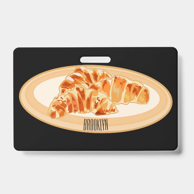Badge Dessin du Croissant (Avant)