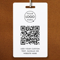 Badge d'événement Code QR | Badges de carte d'iden