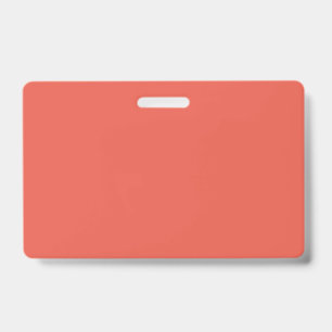 Badge d'événement personnalisé Fire Opal