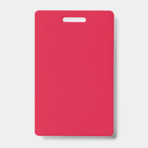 Badge d'événement personnalisé Rouge cramoisi