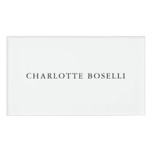 BADGE D'IDENTIFICATION