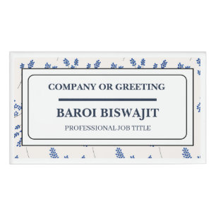 BADGE D'IDENTIFICATION 