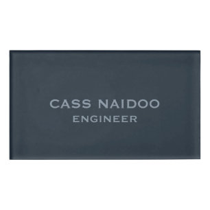 BADGE D'IDENTIFICATION