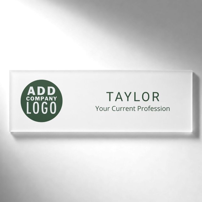 Badge D'identification Ajouter le logo de l'entreprise, personnel de l'en (Devant)