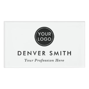 Badge D'identification Ajoutez votre propre nom et titre de logo