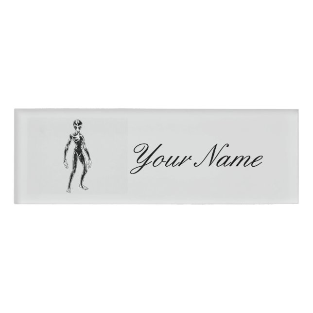 Badge D'identification Alien UFO Thunder_Cove (Devant)
