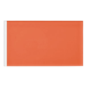 Badge D'identification Améliorez votre espace grâce à une orange qui atti
