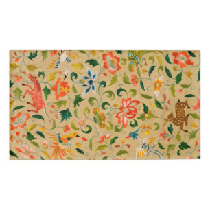 Badge D'identification Animal Antique Cheval Oiseau Deer Rabbit