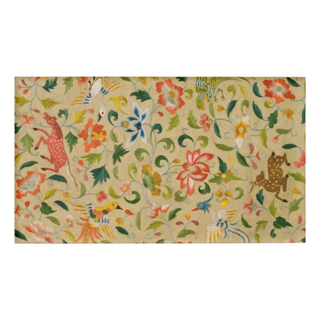 Badge D'identification Animal Antique Cheval Oiseau Deer Rabbit (Devant)