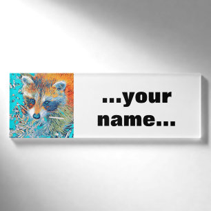 Badge D'identification AnimalMix_Raccoon_001