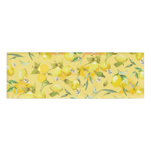 Badge D'identification Aquarelle citron IV