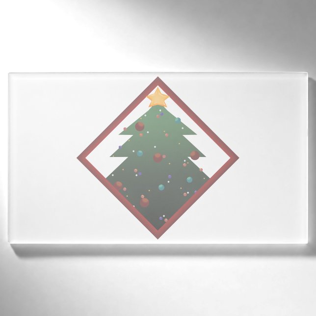 Badge D'identification Arbre de Noël (Devant)