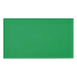 Badge D'identification Arrière - plan vert avec bordure blanche pour Aest