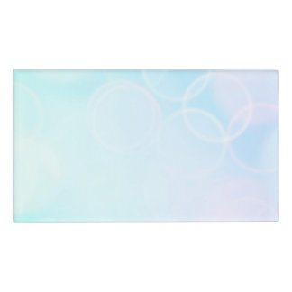 Badge D'identification Baby Bokeh - Blue