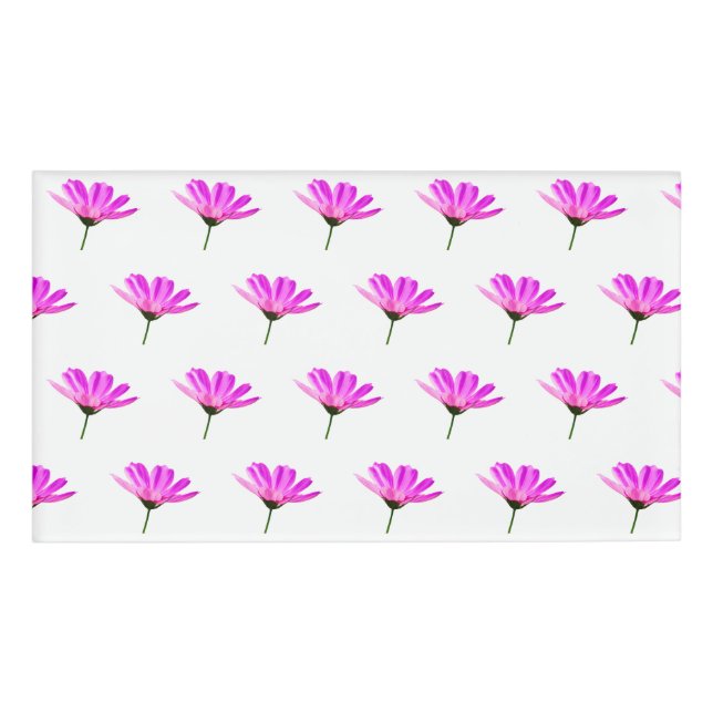 Badge D'identification Baise rose (Devant)