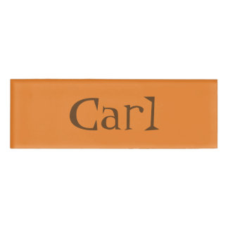 Badge D'identification Balise de nom Carl