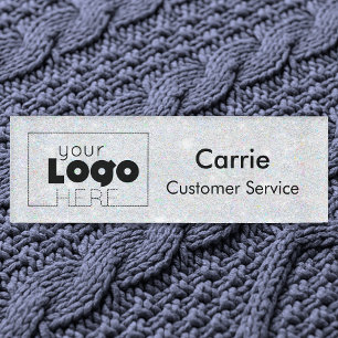 Badge D'identification Balise de nom personnel du logo personnalisé de la