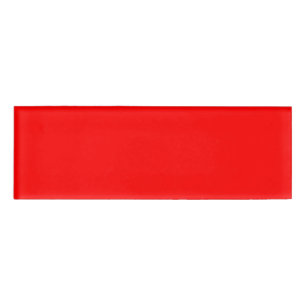 Badge D'identification Balise Nom du rectangle rouge