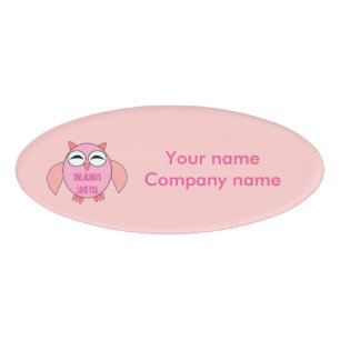 Badge D'identification Balise Nom personnalisé du propriétaire du message