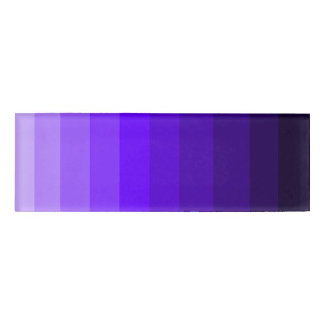 Badge D'identification Balise Nuances de pourpre (Devant)