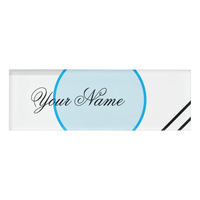 Badge D'identification Balises de nom commercial Balise de nom des lignes (Devant)