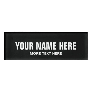 Badge D'identification Balises de nom magnétique personnalisées pour l'