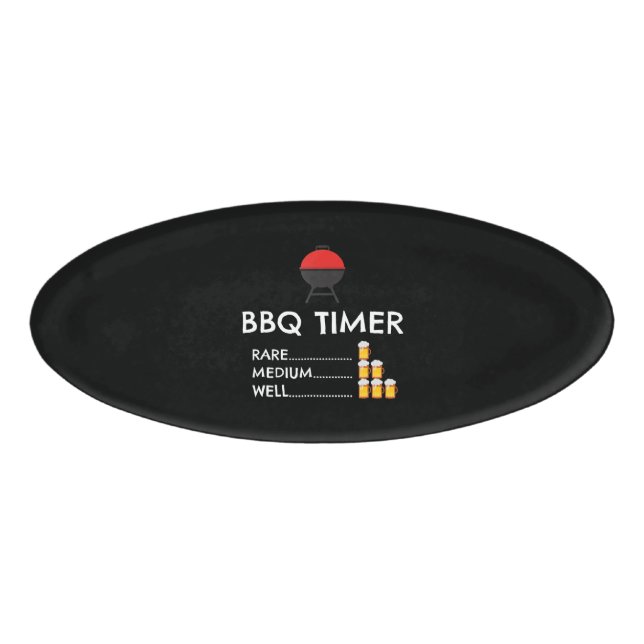 Badge D'identification Barbecue Barbecue Funny Grill Grill Cadeau (Devant)