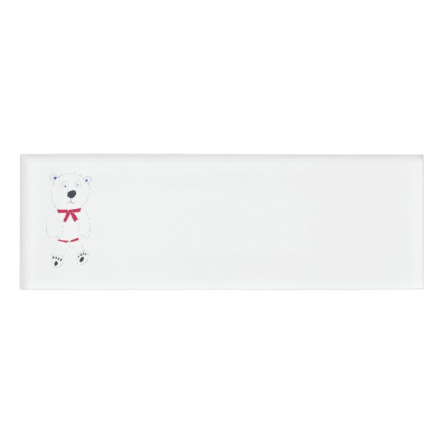 Badge D'identification Barry Nom de l'ours Barry Bear (Devant)