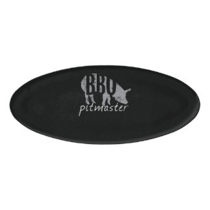 Badge D'identification BBQ BBQ Pitmaster Pig Grilling Grill Fars Day