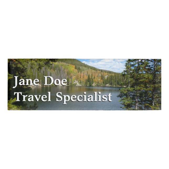 Badge D'identification Bear Lake au parc national Rocky Mountain (Devant)