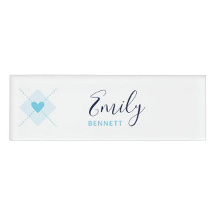 Badge D'identification Beau Jacquard