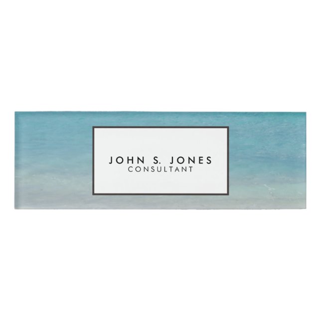 Badge D'identification Beaux Turcs de la plage | et photo de la Caïques (Devant)