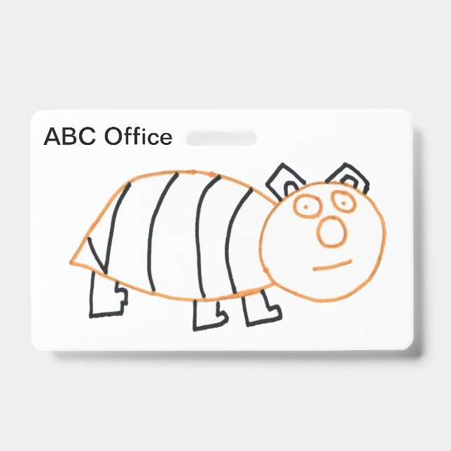 Badge d'identification BeeBear (Avant)
