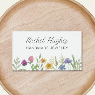 Badge D'identification Bijoutier Floral