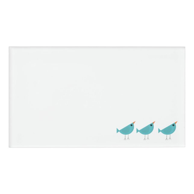 Badge D'identification Birdy (Devant)