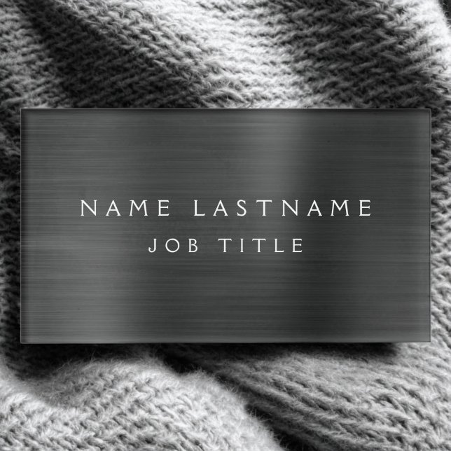 Badge D'identification Black Professional Metallic Foil Entreprise modern (Créateur téléchargé)