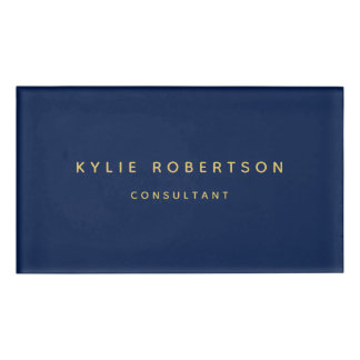 Badge D'identification Blue Gold Professional tendance