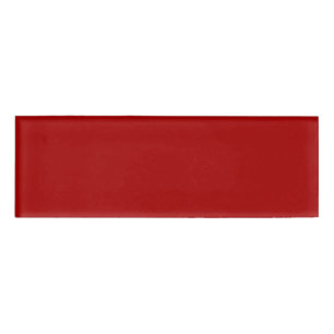 Badge D'identification Bonbons foncés Pomme rouge couleur solide