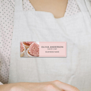 Badge D'identification Boulangerie confiserie Gâteau Boutique sur mesure