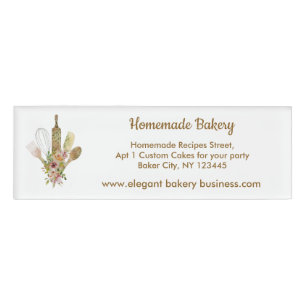 Badge D'identification Boulangerie Recette Maison Cuisine chef