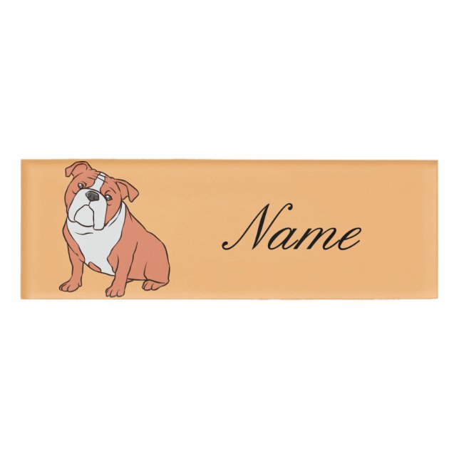 Badge D'identification Bulldog Breed Thunder_Cove (Devant)
