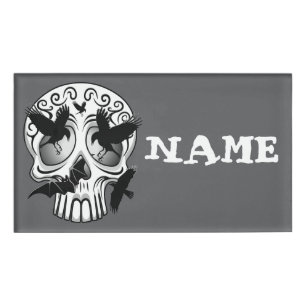 Badge D'identification Calaveras décoratives Halloween