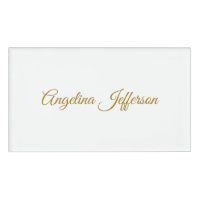 Calligraphie professionnelle Elegant or couleur