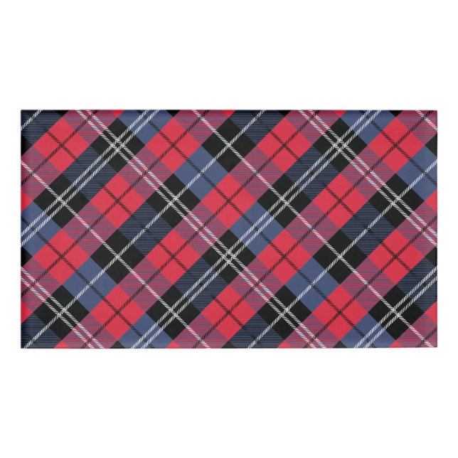 Badge D'identification Carré et couleur (Devant)