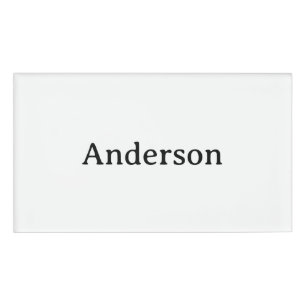 Badge D'identification Carte de visite professionnelle 3,5" x 2"