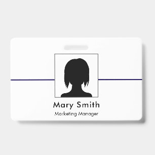 Badge d'identification Carte Entreprise Employé Pe