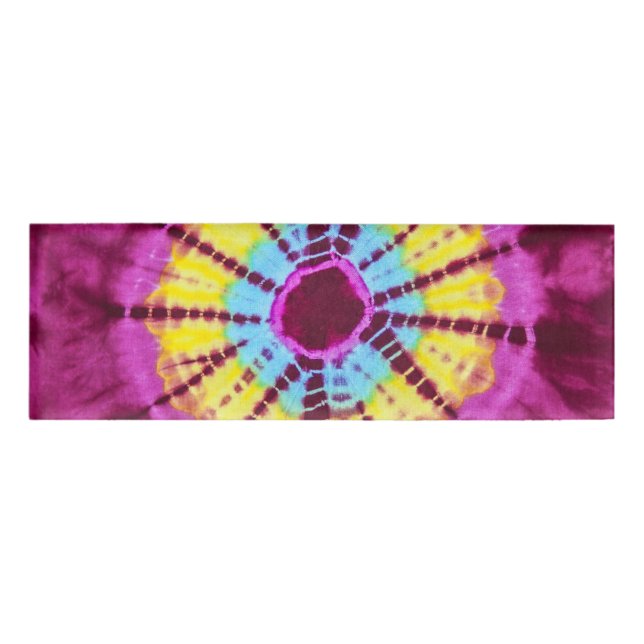 Badge D'identification Cercle Hippie batik (Devant)