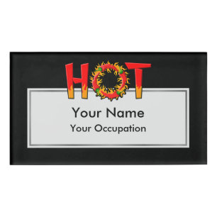 BADGE D'IDENTIFICATION CHAUD