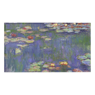 Badge D'identification Chefs-d'œuvre de peinture de Nymphéas de Monet