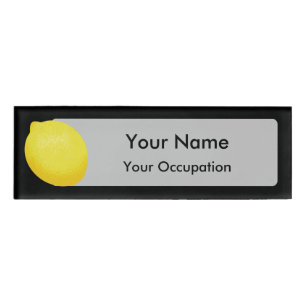 Badge D'identification Citron